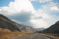 Altai mountains road Chuysky tract Royalty Free Stock Photo